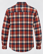 Tartan cotton men’s shirt featuring a classic check pattern and comfortable casual fit.