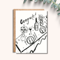 AR WEDDING TABLE GREETING CARD