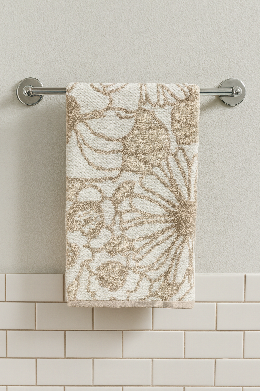 100% Cotton Printed Bath Towel – 70x140 cm, Soft & Absorbent