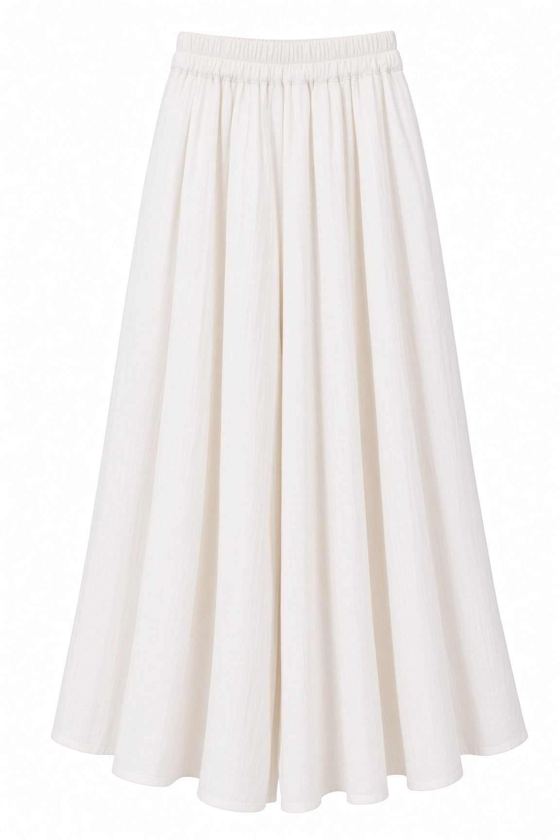 Pleated Muslin Skirt 